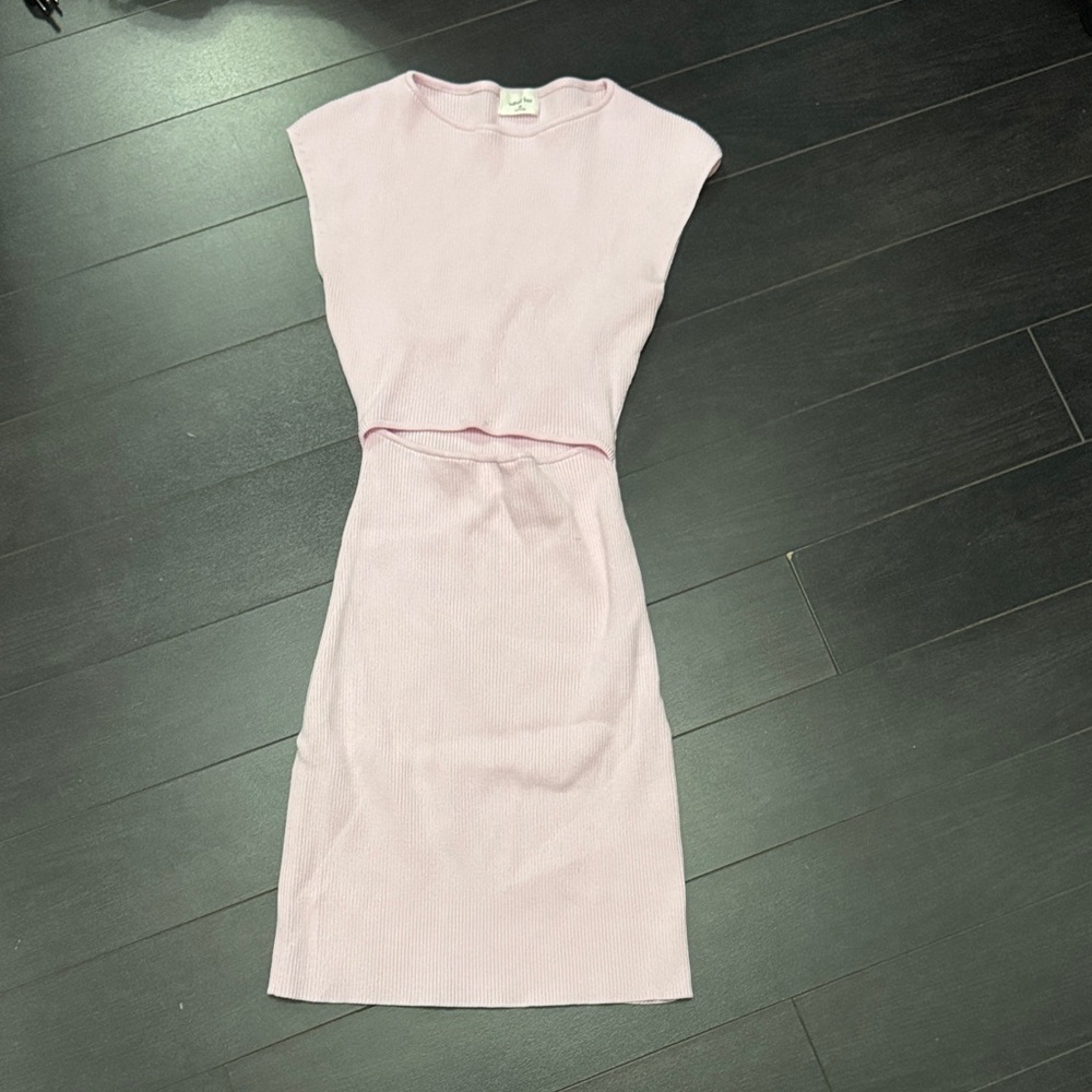 Wilfred Blush Pink Midi Dress